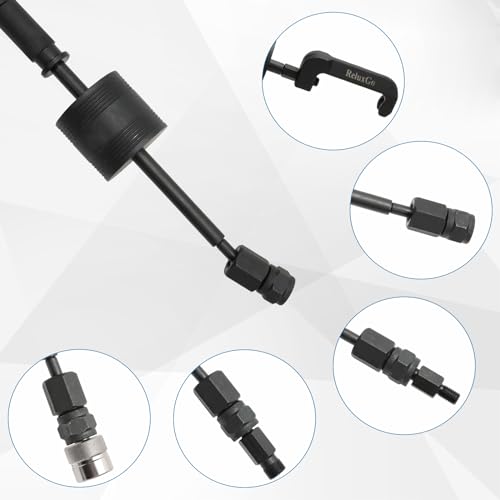 Reluxgo BJS064 Engine Tools Diesel Injector Extractor Puller Kit Common Rail Tool Slide Hammer Puller Adaptors Fit thumb #4