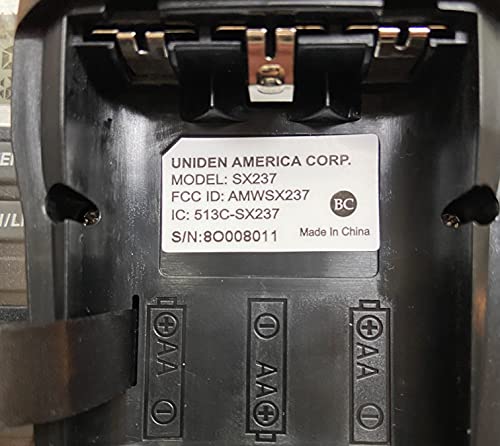 Uniden Sx237-2Ck Up To 23-Mile Range Frs Two-Way Radio Walkie Talkies With Rechargeable Batteries & Dual Charging Cradle, 22 Channels, 121 Privacy Codes, Noaa Weather Channels + Alerts, Black #TOP5