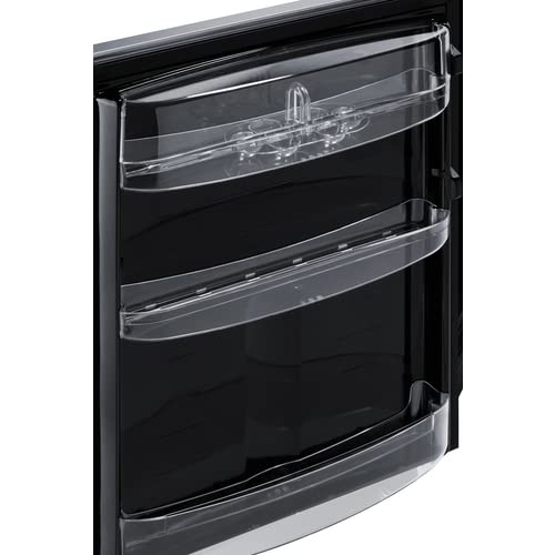 Summit Ct66bk2ssrsiflhd 24” Wide Adjustable Under Counter Refrigerator-Freezer 4.9 Cu.Ft. With Panel-Ready Door (Panel Not Included) Automatic Defrost Operation, Black Interior (Panel Ready-Lhd) on Fridge.com - View 5