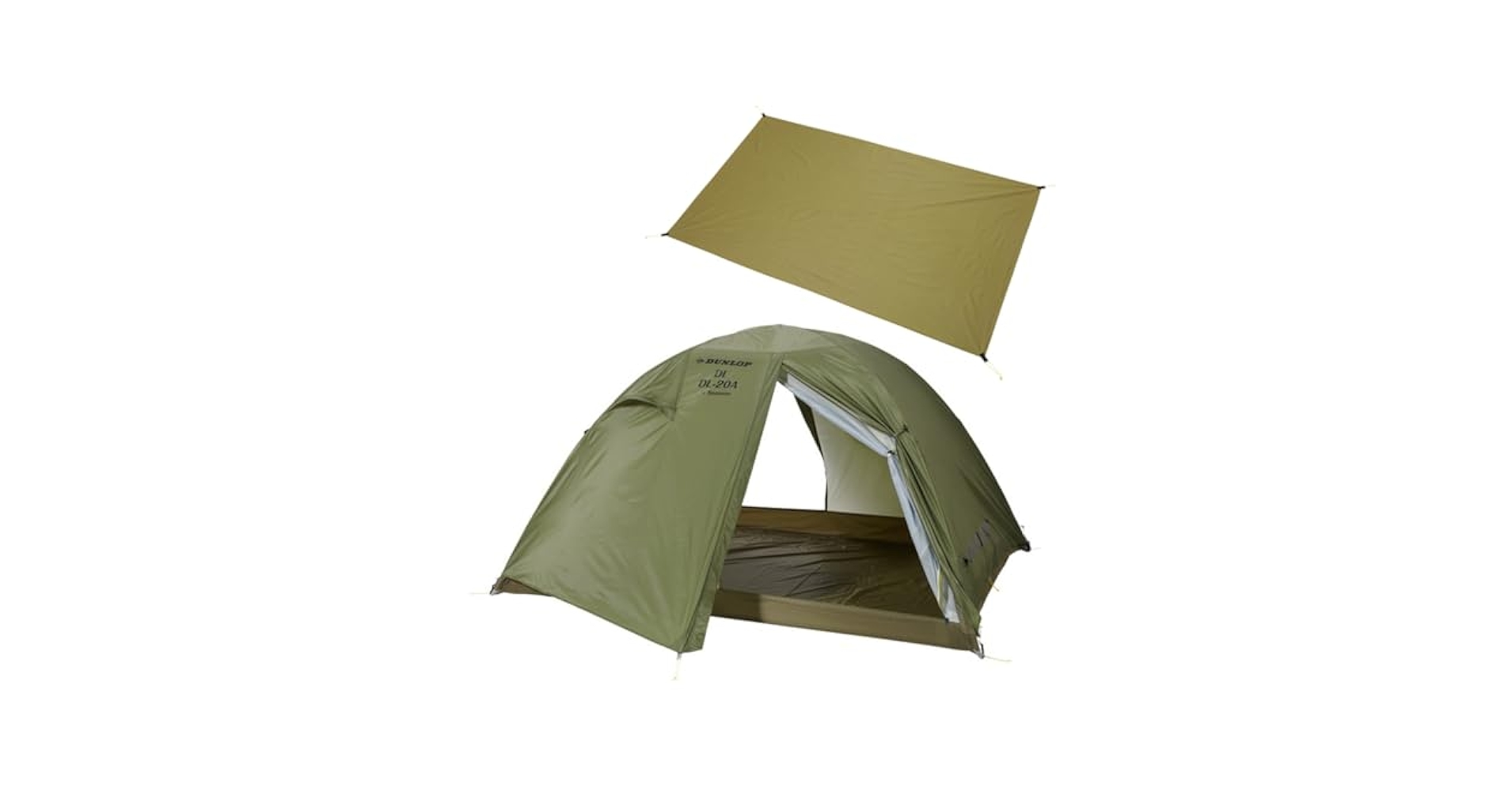 Amazon.co.jp: ダンロップ tent 両入口軽量ダブルウォールテント