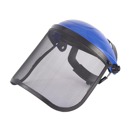 sporful Forestry Helmet Protective Helmet Mesh Heavy Duty Mesh Weed Whacking Face Shield Protective Mesh Visor for Chainsaw Weed Eater Garden Arborist Work 11.02x10.24inch