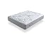 Kamasof Colchon 135 x 190 Visco Turmalina Exclusive Altura 29 cm Tejido Strech con Emisión De Iones Negativos Acolchado De Visco Grafeno Supersoft De 4 cm, Blanco, Queen (estándar del Reino Unido)