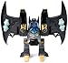 DC Comics, Metal Force Transforming Batwing, 2-in-1 Playset, Includes Batman and Superman Figures, with Projectiles and Character Cards, Kids Toy for Boys Ages 4 and Up
