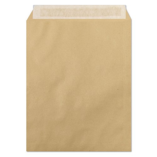 Clairefontaine 5755C – 50 Bruine Kraft Enveloppen, Zelfklevend, 260x330 Mm, 90 G/m² – Ideaal Voor A4 Zonder Vouwen