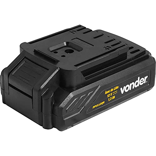 Vonder Parafusadeira/Furadeira A Bateria 12 V Fonte Bivolt Automática Pfv 112Qr - 60.01.112.000