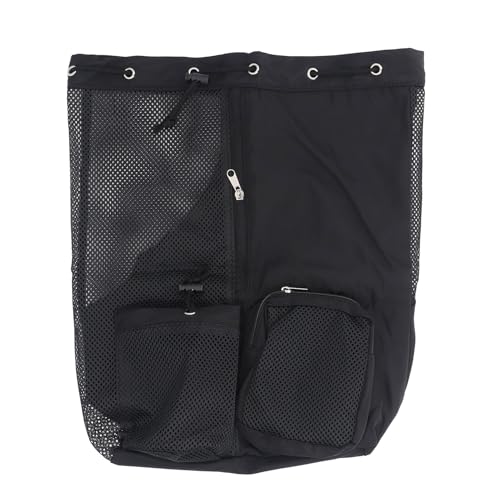 Gavigain Drawstring Mesh Swim Bag Large Capacity Water Sports Backpack Swimming Travel