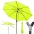 Tempera 10ft Patio Market Outdoor Table Umbrella with Push Button Tilt and Crank,Large Sun Umbrella with Sturdy Pole&Fade Resistant Canopy,Easy to Set,Apple Green