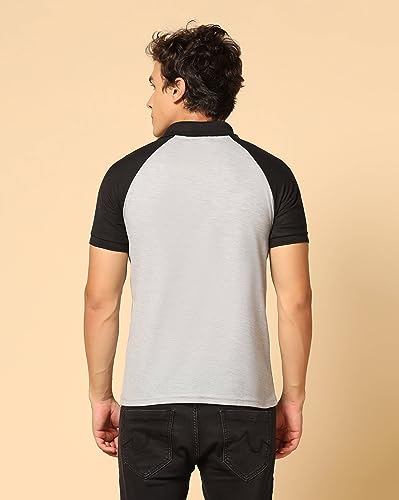 Image of INKKR Men's Regular Fit T-Shirt ((FACTORY-A11)-(XS)-L.Grey FCT11 02