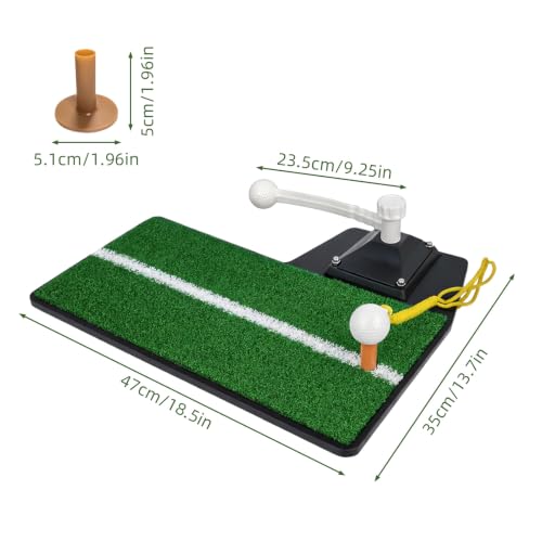 Golf Swing Training Mat Indoor Practice Mat for All Clubs Home Use - Image 4