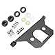 Mabutingti Rücklicht Montagehalterung Hardware Set für Yamaha Banshee 350 Warrior 350 Blaster 200 Breeze 125 2002–2006 Grizzly 125 2004–2013