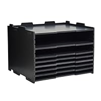 Amazon.co.jp: Onesall 超浅型 5段/7段/10段 書類棚 a3横型 卓上