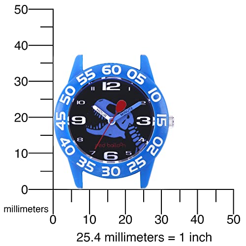 Image of Red Balloon Kids' Plastic Time Teacher Analog Quartz Nylon Strap Watch