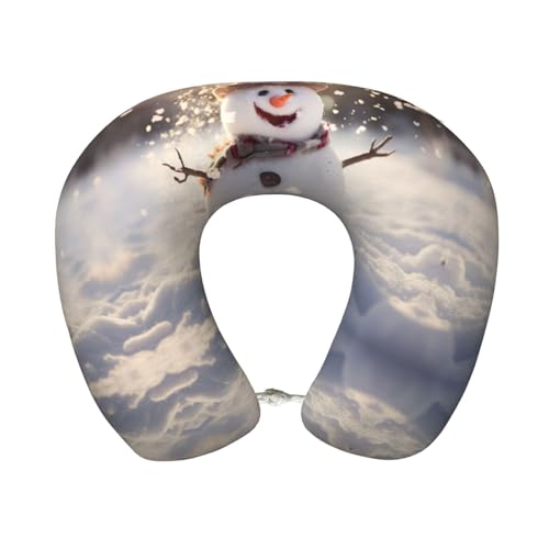 Almohada U Cuello Espuma viscoelástica Negro 30 cm miniatura 1