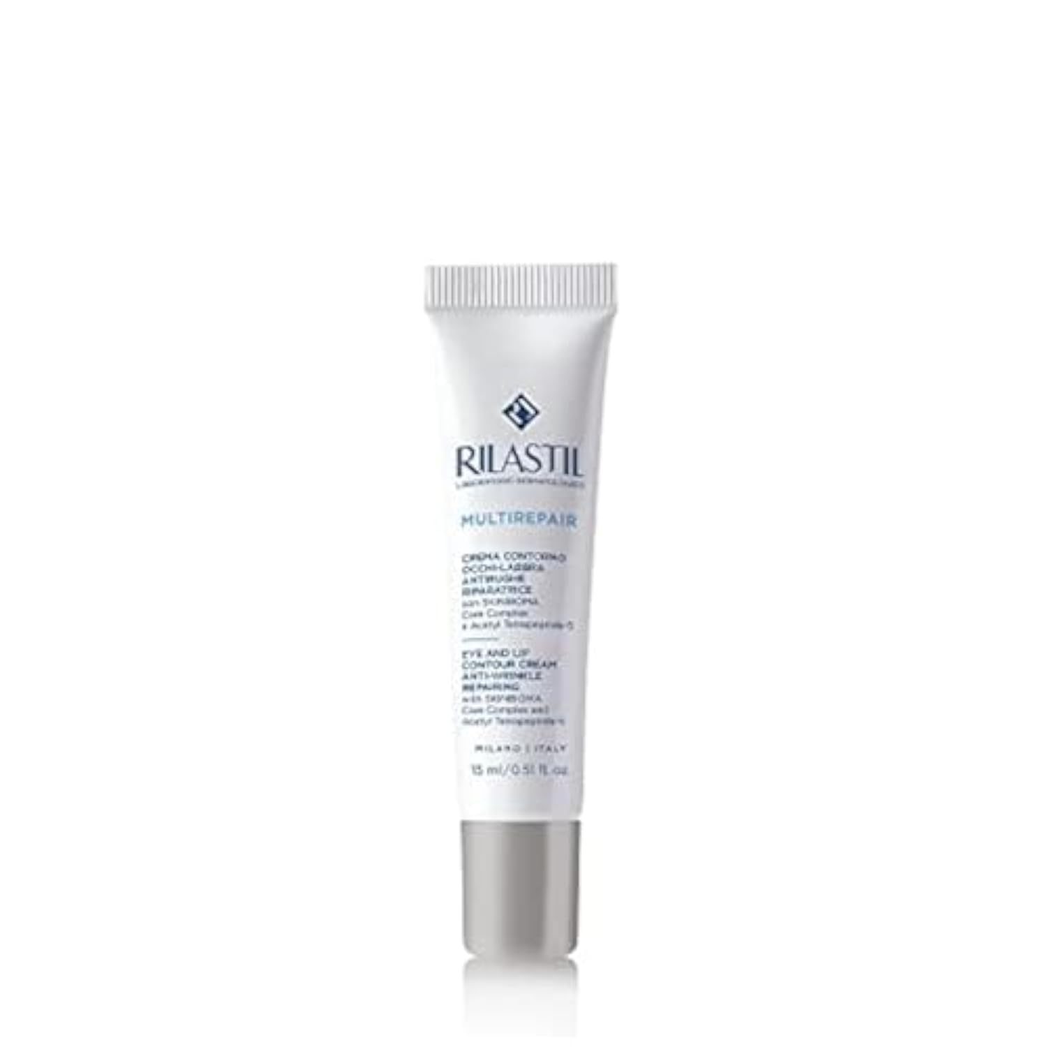Rilastil Multirepair - Crema Contorno Occhi Labbra Antirughe Riparatrice, 15Ml