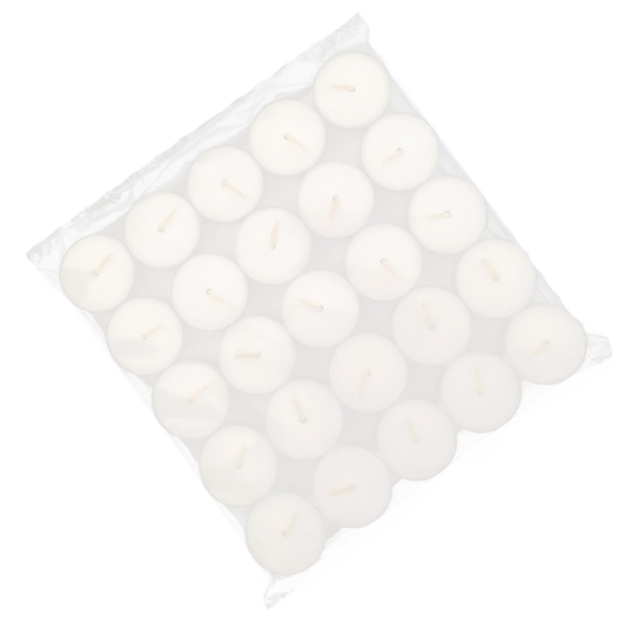 ERINGOGO 50 Pack Unscented Smokeless Tea Lights Candles 8 Hour Burn Time Perfect for Wedding Decorations Events Parties