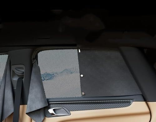 Tendine parasole per finestrini auto Tendina parasole per finestrino auto per Hatchback 2011-2018, traspirante, per la privacy, con protezione UV, ventosa magnetica, 4 pezzi