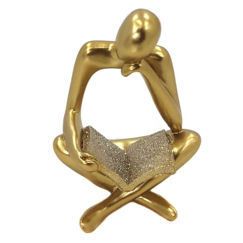 Leitor Estatueta Decorativa Leitura Abstrata Homem que Lê Decoraç...