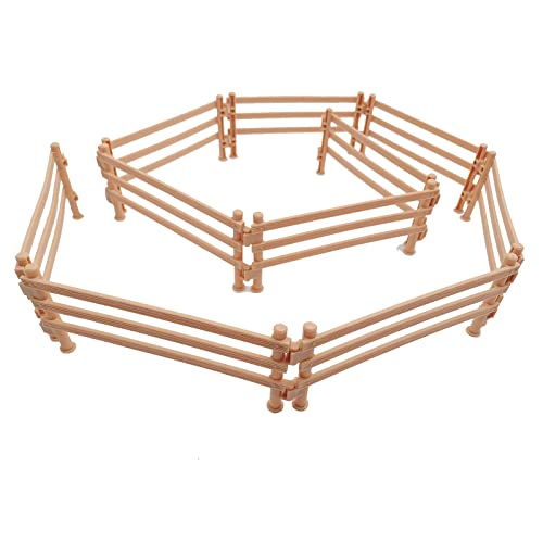 TICKTOI 40 Pieces Horse Corral Fencing Accessories, Farm World Stable ...