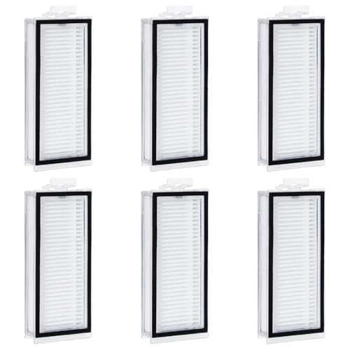 PCCPGVDMV(小さな店) に適合Roborock Q7、Q7+、Q7 Max、Q7 Max+、Q8 Max、Q8 +、Q5 Pro、Q5 Pro+掃除機用交換用洗えるHEPAフィルター フィルター(6PCS Filters)