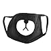 Produktbild fenglang Fashion Schwarz Face Maske Panda Bape Maske Bär Mund