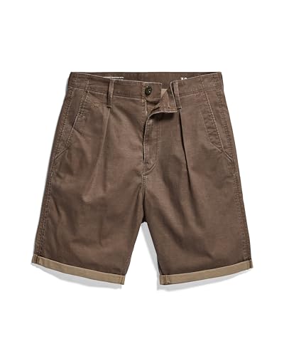 G-Star RAW Herren Pleated Chino Shorts, Mehrfarben (Safari/Shitake D24544-D519-G304), 30 – Ansicht 4