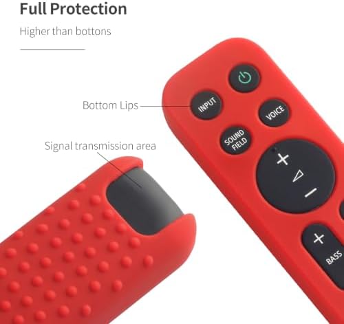 AKSHFETH RMT-AH513U Silicone Cover for Sony Sound Bar Remote Control Case Protective Sleeve Anti-Slip Silicone Case,Glow Green - 3