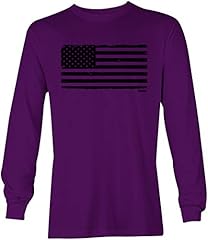 Horizontal Black Flag - Purple