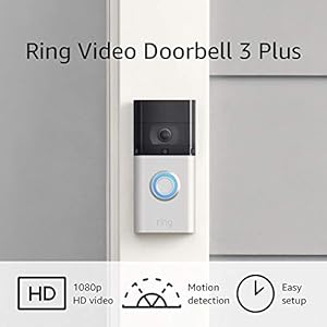 Like-New Ring Video Doorbell 3 – enhanced wifi, improved motion detection, easy installation