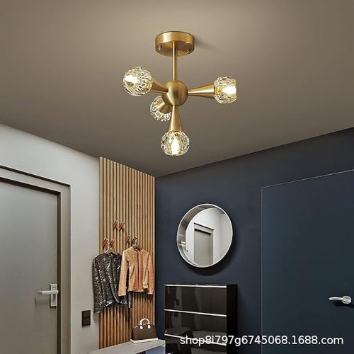 Lustres cristal de luxe modernes tout en bronze pour maison
