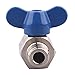 DERNORD Stainless Steel Mini Ball Valve NPT Thread (1/4