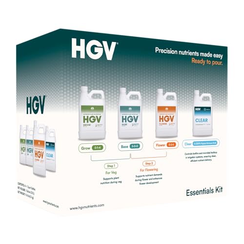 HGV Liquid Essentials Kit for Hydroponic & Soil Growing