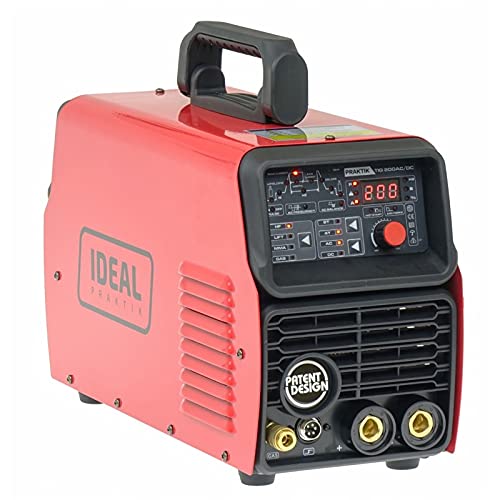 Ideal™ PRAKTIK TIG 200 AC/DC Inverter - Máquina de soldadura de acero inoxidable, 200 Amp MMA HF