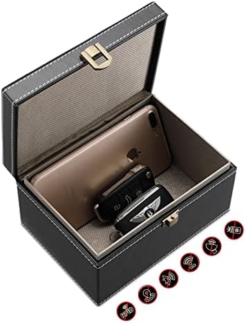 Faraday Box Key Fob Protector Leather Signal Blocker For Car Keys RFID - View #8