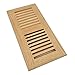 Homewell Red Oak Wood Floor Register Vent, Drop in Vent, 4x10 Inch, Unfinished