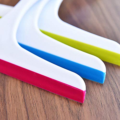Limpador de janela de vidro da Jullynice com sabonete e lâmina de silicone macio, para banheiro e ba