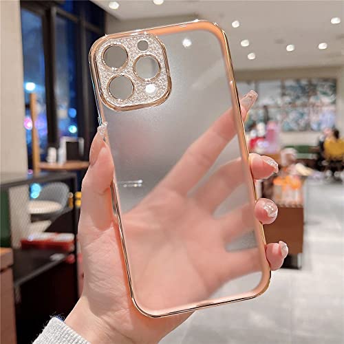 Couverture souple silicone antichoc transparente avec strass iPhone