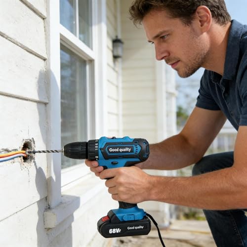Perceuse sans fil 21V pour réussir vos rénovations et réparations à la maison