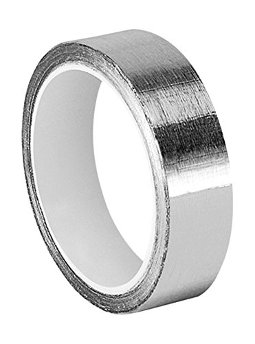 3M 4380 Shiny Silver Aluminum Foil Tape, 5 yd length, 0.75 " width, 1 roll