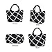 ORAD Women Tote Bag Large Neoprene Tote Bag Fashion Woven Bag Neoprene Tote Handbag Roomy Shoulder Bags for Beach, Gym, Trave