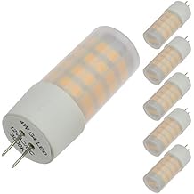 G4 Base Omnidirectional 4-Watt LED Light Bulb with Translucent Cover 12V AC/DC ETL-Listed 6-Pack, White 6000K, 14107WHx6