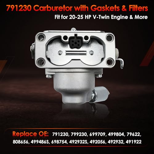 791230 Carburetor, Fit For 20-25 HP 4 Cycle V-Twin John Deere L120 Engine by ATRACYPART - Used condition - Image 4
