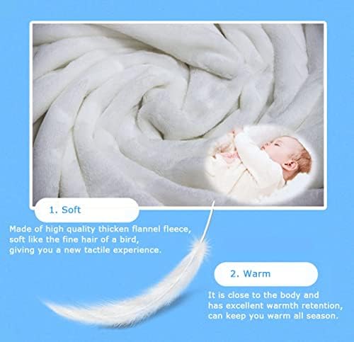 Zmkar Personalised Photo Fleece Blanket Custom Throw Picture Collage for Sofa Adult Baby Boy Girl Kid Dog Pet Cat Family Friend Birthday Wedding Gift With Text (Baby 31.5"×47''/80x120cm 10 Photos)