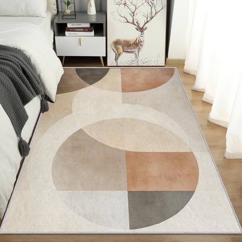 Tapete moderno minimalista escandinavo 8x12 ft miniatura 3
