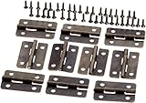 Ces charnières sont parfaites pour le montage sur une porte de maison ou une porte d'armoire, une fenêtre, une armoire, une boîte à outils, etc. Convient pour la réparation de boîtes à bijoux, le modélisme, la fabrication de boîtes de rangement...