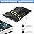 Faucet Covers for Winter - 2 Pack Outdoor Faucet Covers for Winter, Thickened Outside Faucet Cover Freeze Protection with Reflective Strips, 7.8" H x 5.9" W, Black