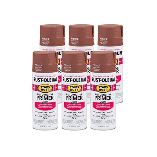 Rust-Oleum Automotive Primer Spray, 6 Pack