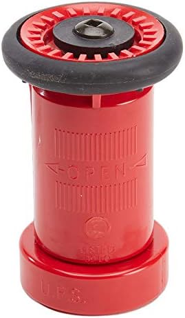 Heavy Duty Plastic 1 1/2" Fire Nozzle (NH) with Durable Rubber Bu...