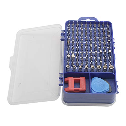 Screwdriver Set,115 in 1 Professional Screwdriver Set with 98 Bits Set and Basic Pry Tools,Used for Repair All Laptops, Phones, Game Consoles, and Other Electronics.