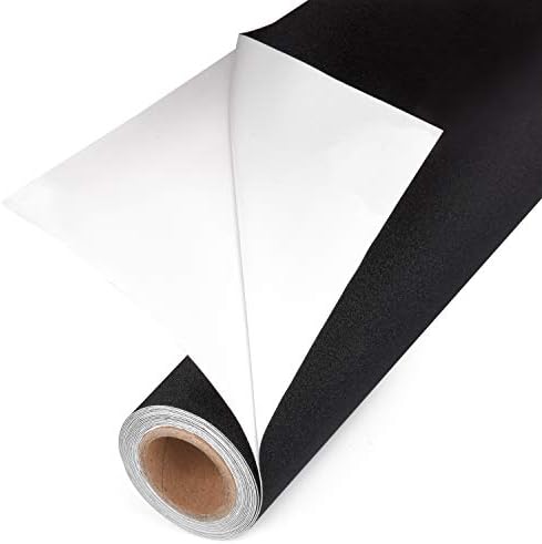 Total Blackout Window Film: 100% Light Blocking Film with Heat Resistant White Side - Room Darkening, Static Cling Film for Privacy & Day Sleep - No Residue, Stops UV, Easy Removal (36 x 72 in.)