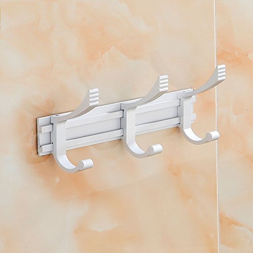 AGOAIX Asciugamano Spazio Rack in Alluminio Ganci